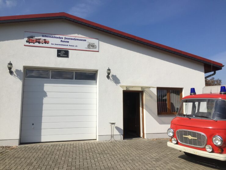 Eingang Feuerwehrmuseum Kunow, Foto: Anet Hoppe, Lizenz: Anet Hoppe